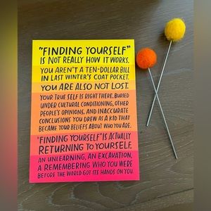 Lisa Congdon Journal Finding Yourself Not Lost Mindful Friends Self Love Write